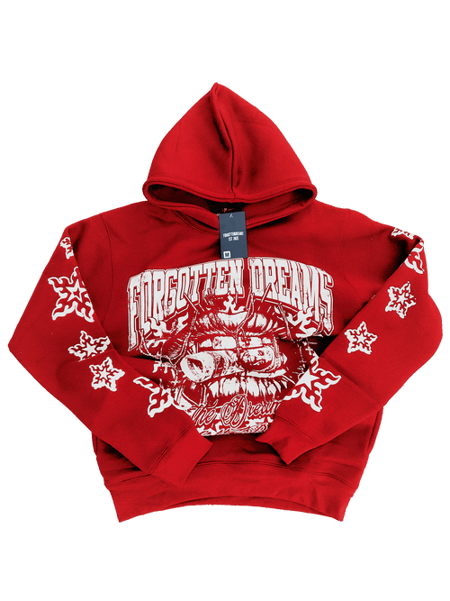 "Forgotten Dreams" Hoodie - Echoes Red - ForgottenDreams