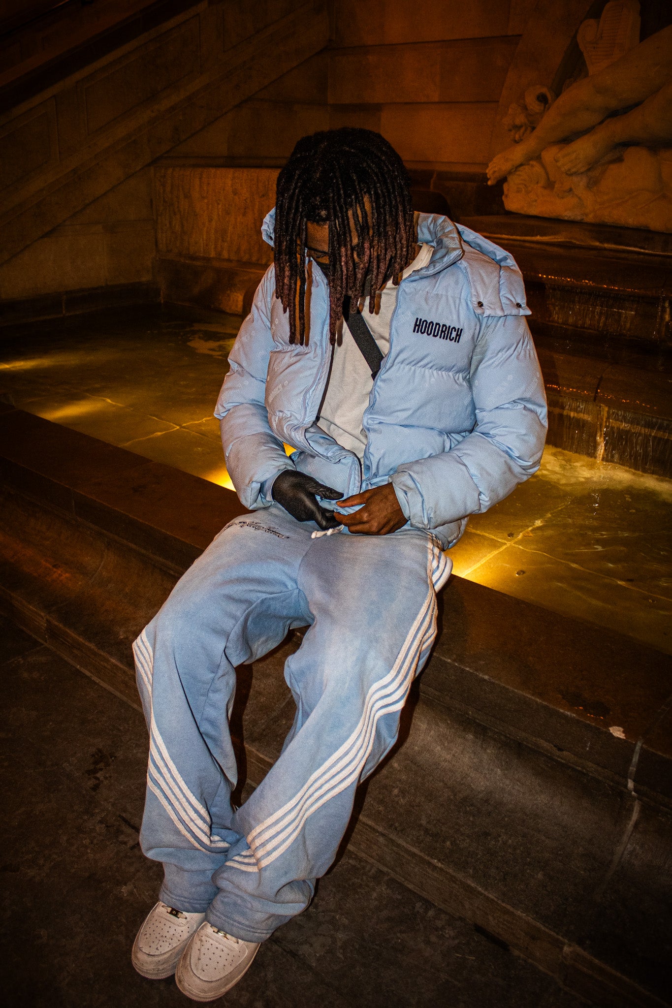 Blue Striped Sweatpants - ForgottenDreams