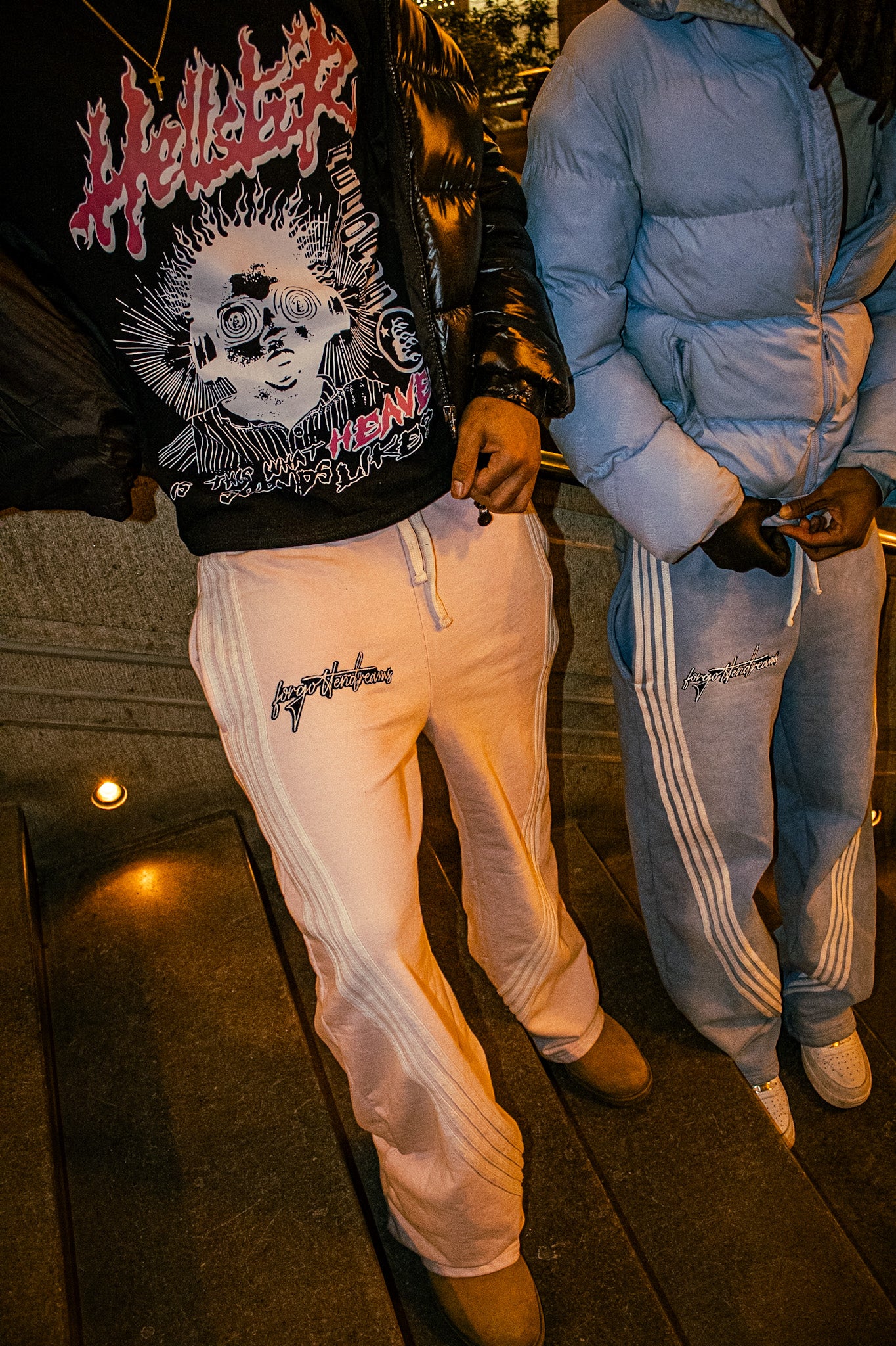 Pink Striped Sweatpants - ForgottenDreams