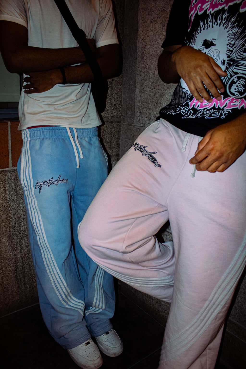 Pink Striped Sweatpants - ForgottenDreams