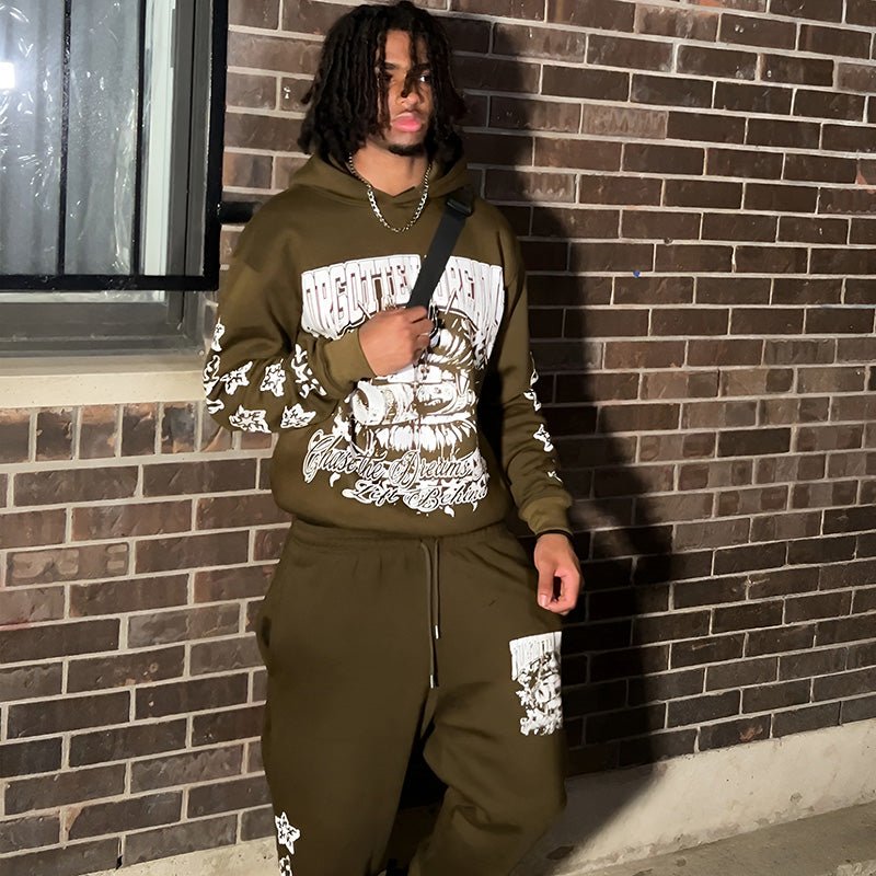 Lost Horizon Tracksuit - Brown - ForgottenDreams