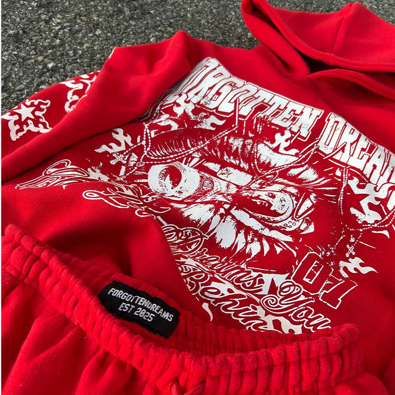 Echoes of the Lost Tracksuit - Red - ForgottenDreams
