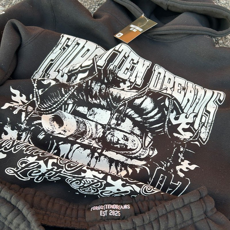 Nocturnal Tracksuit - Black - ForgottenDreams