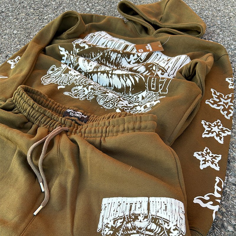 Lost Horizon Tracksuit - Brown - ForgottenDreams