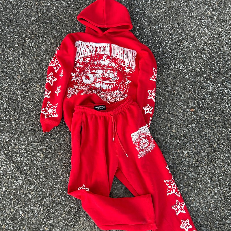 Echoes of the Lost Tracksuit - Red - ForgottenDreams