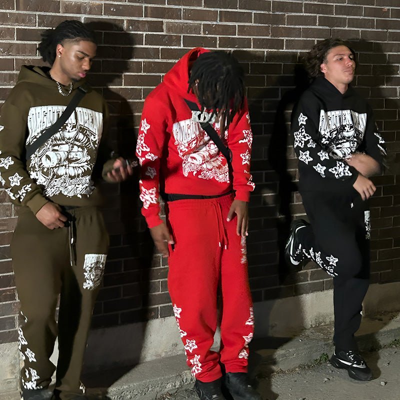 Nocturnal Tracksuit - Black - ForgottenDreams